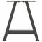 vidaXL Coffee Table Legs A-Shaped 2 pcs Anthracite 50x(42-43) cm Steel