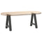 vidaXL Coffee Table Legs A-Shaped 2 pcs Anthracite 50x(42-43) cm Steel