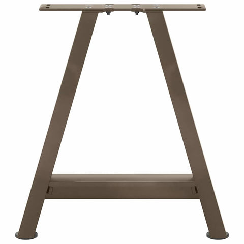 vidaXL Coffee Table Legs A-Shaped 2 pcs 50x(42-43) cm Steel