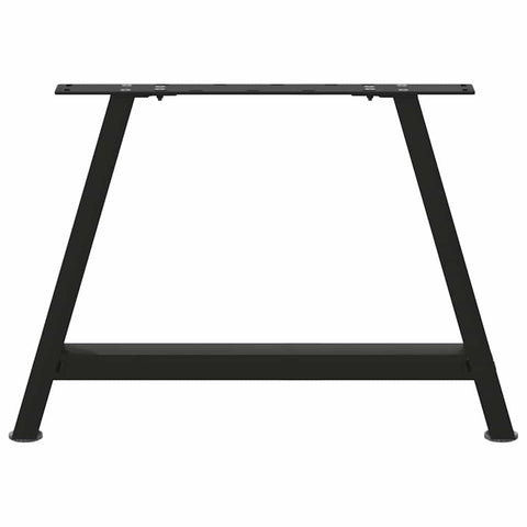 vidaXL Coffee Table Legs A-Shaped 2 pcs Black 60x(42-43) cm Steel