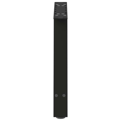 vidaXL Coffee Table Legs A-Shaped 2 pcs Black 60x(42-43) cm Steel