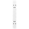 vidaXL Coffee Table Legs A-Shaped 2 pcs White 60x(42-43) cm Steel