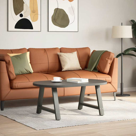 vidaXL Coffee Table Legs A-Shaped 2 pcs Anthracite 60x(42-43) cm Steel