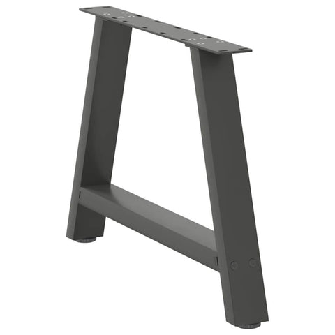 vidaXL Coffee Table Legs A-Shaped 2 pcs Anthracite 60x(42-43) cm Steel