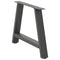 vidaXL Coffee Table Legs A-Shaped 2 pcs Anthracite 60x(42-43) cm Steel
