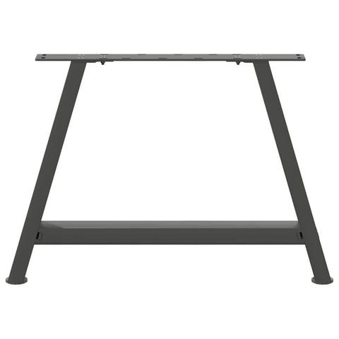 vidaXL Coffee Table Legs A-Shaped 2 pcs Anthracite 60x(42-43) cm Steel