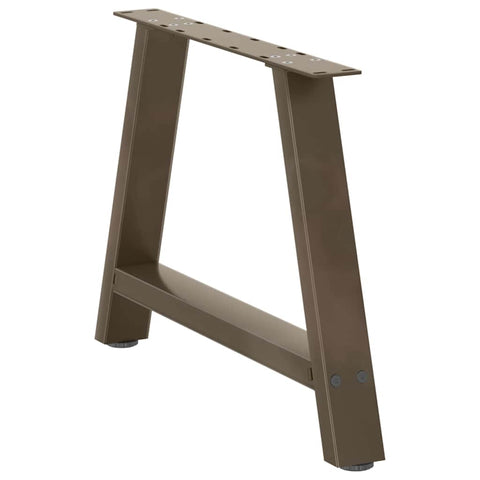 vidaXL Coffee Table Legs A-Shaped 2 pcs 70x(42-43) cm Steel