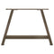 vidaXL Coffee Table Legs A-Shaped 2 pcs 70x(42-43) cm Steel