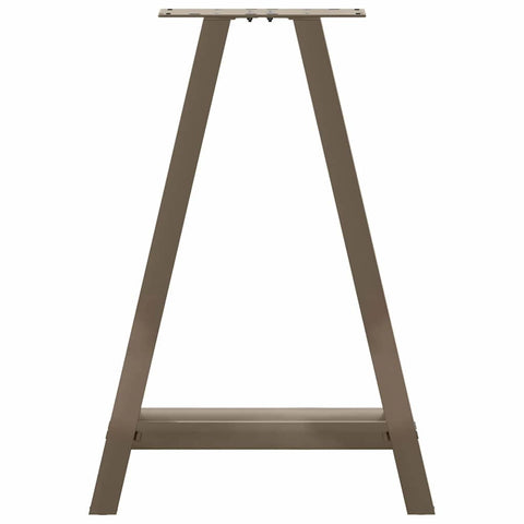 vidaXL Coffee Table Legs A-Shaped 2 pcs 50x(72-73) cm Steel