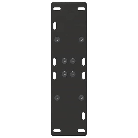 vidaXL Dining Table Legs A-Shaped 2 pcs Black 60x(72-73) cm Steel