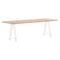 vidaXL Coffee Table Legs A-Shaped 2 pcs White 60x(72-73) cm Steel