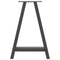 vidaXL Dining Table Legs A-Shaped 2 pcs Anthracite 60x(72-73) cm Steel
