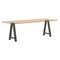 vidaXL Dining Table Legs A-Shaped 2 pcs Anthracite 60x(72-73) cm Steel