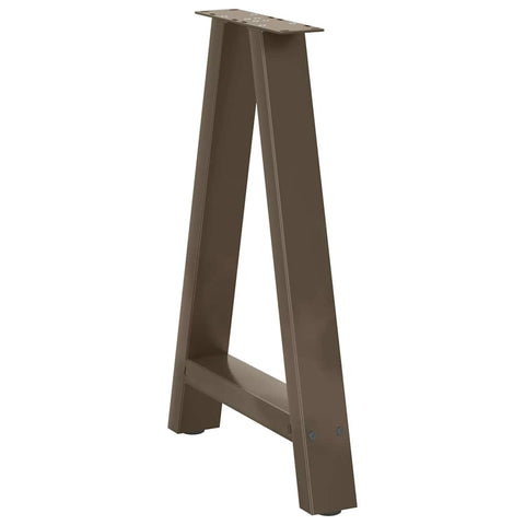 vidaXL Coffee Table Legs A-Shaped 2 pcs 60x(72-73) cm Steel
