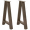 vidaXL Coffee Table Legs A-Shaped 2 pcs 60x(72-73) cm Steel