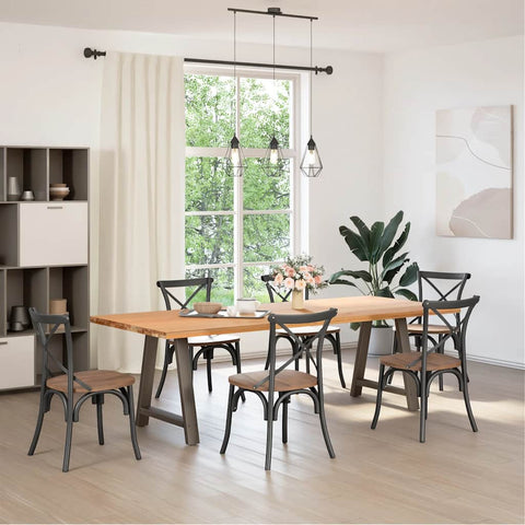 vidaXL Coffee Table Legs A-Shaped 2 pcs 70x(72-73) cm Steel