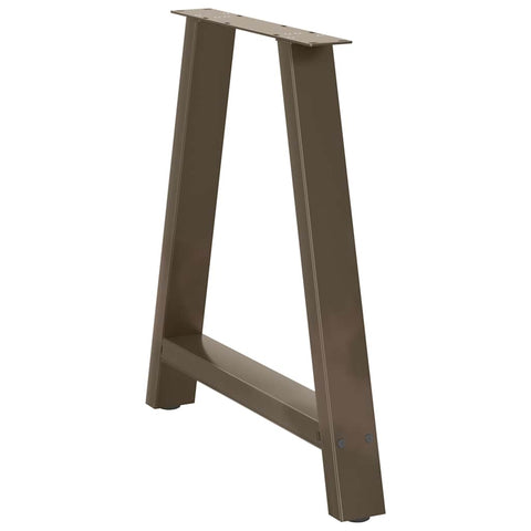 vidaXL Coffee Table Legs A-Shaped 2 pcs 70x(72-73) cm Steel