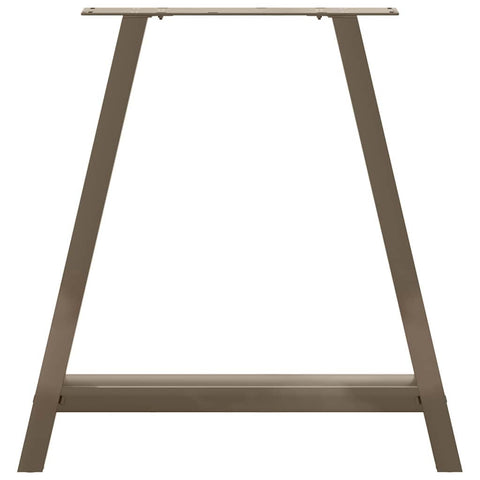 vidaXL Coffee Table Legs A-Shaped 2 pcs 70x(72-73) cm Steel