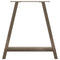 vidaXL Coffee Table Legs A-Shaped 2 pcs 70x(72-73) cm Steel