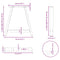 vidaXL Coffee Table Legs A-Shaped 2 pcs 70x(72-73) cm Steel