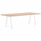 vidaXL Coffee Table Legs A-Shaped 2 pcs White 80x(72-73) cm Steel
