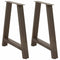 vidaXL Dining Table Legs A-Shaped 2 pcs 80x(72-73) cm Steel