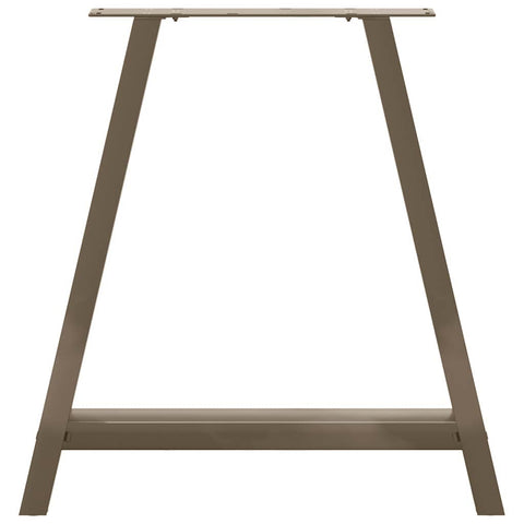 vidaXL Dining Table Legs A-Shaped 2 pcs 80x(72-73) cm Steel