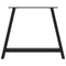 vidaXL Coffee Table Legs A-Shaped 2 pcs Black 90x(72-73) cm Steel