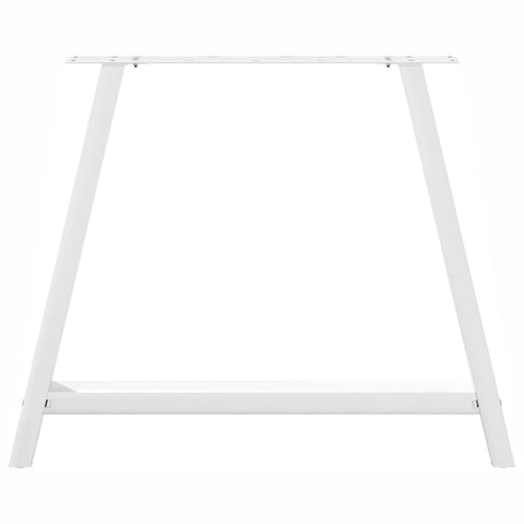 vidaXL Coffee Table Legs A-Shaped 2 pcs White 90x(72-73) cm Steel