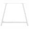 vidaXL Coffee Table Legs A-Shaped 2 pcs White 90x(72-73) cm Steel