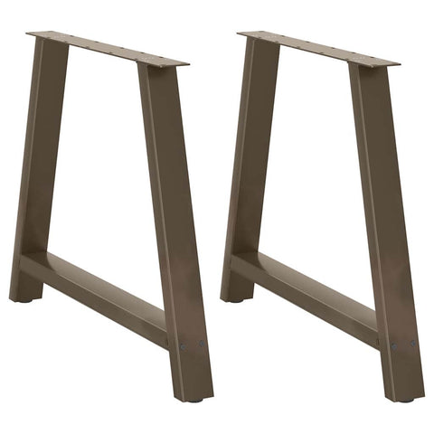 vidaXL Coffee Table Legs A-Shaped 2 pcs 90x(72-73) cm Steel