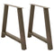 vidaXL Coffee Table Legs A-Shaped 2 pcs 90x(72-73) cm Steel