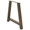 vidaXL Coffee Table Legs A-Shaped 2 pcs 90x(72-73) cm Steel