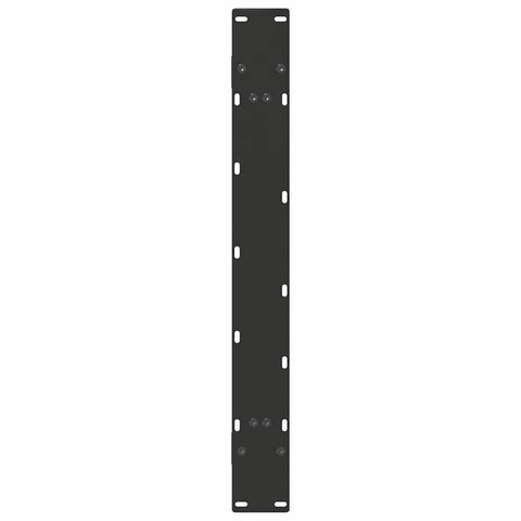 vidaXL Dining Table Legs A-Shaped 2 pcs Black 100x(72-73) cm Steel