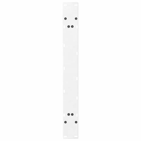 vidaXL Coffee Table Legs A-Shaped 2 pcs White 100x(72-73) cm Steel