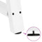vidaXL Coffee Table Legs A-Shaped 2 pcs White 100x(72-73) cm Steel