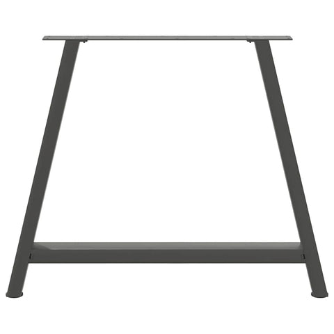 vidaXL Coffee Table Legs A-Shaped 2 pcs Anthracite 100x(72-73) cm Steel