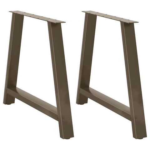 vidaXL Coffee Table Legs A-Shaped 2 pcs 100x(72-73) cm Steel