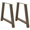 vidaXL Coffee Table Legs A-Shaped 2 pcs 100x(72-73) cm Steel