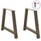 vidaXL Coffee Table Legs A-Shaped 2 pcs 100x(72-73) cm Steel