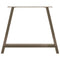 vidaXL Coffee Table Legs A-Shaped 2 pcs 100x(72-73) cm Steel