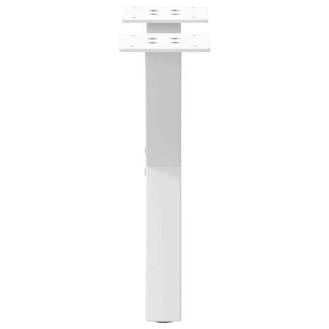 vidaXL Coffee Table Legs X-Shaped 2 pcs White 30x(30-31) cm Steel