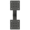 vidaXL Coffee Table Legs X-Shaped 2 pcs Anthracite 30x(30-31) cm Steel