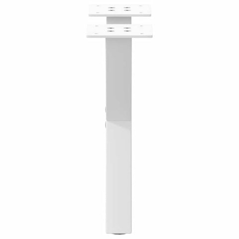 vidaXL Coffee Table Legs X-Shaped 2 pcs White 37x(30-31) cm Steel