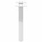 vidaXL Coffee Table Legs X-Shaped 2 pcs White 37x(30-31) cm Steel