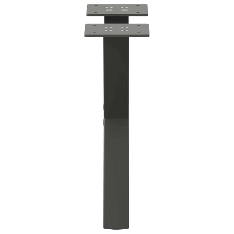 vidaXL Coffee Table Legs X-Shaped 2 pcs Anthracite 37x(30-31) cm Steel