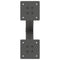 vidaXL Coffee Table Legs X-Shaped 2 pcs Anthracite 37x(30-31) cm Steel