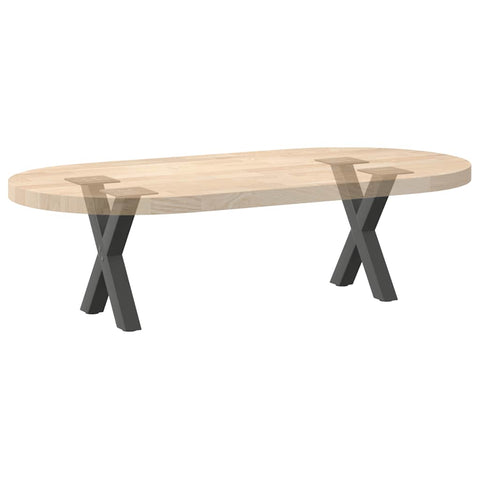 vidaXL Coffee Table Legs X-Shaped 2 pcs Anthracite 37x(30-31) cm Steel