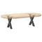 vidaXL Coffee Table Legs X-Shaped 2 pcs Anthracite 37x(30-31) cm Steel