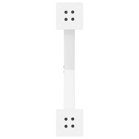vidaXL Coffee Table Legs X-Shaped 2 pcs White 50x(30-31) cm Steel